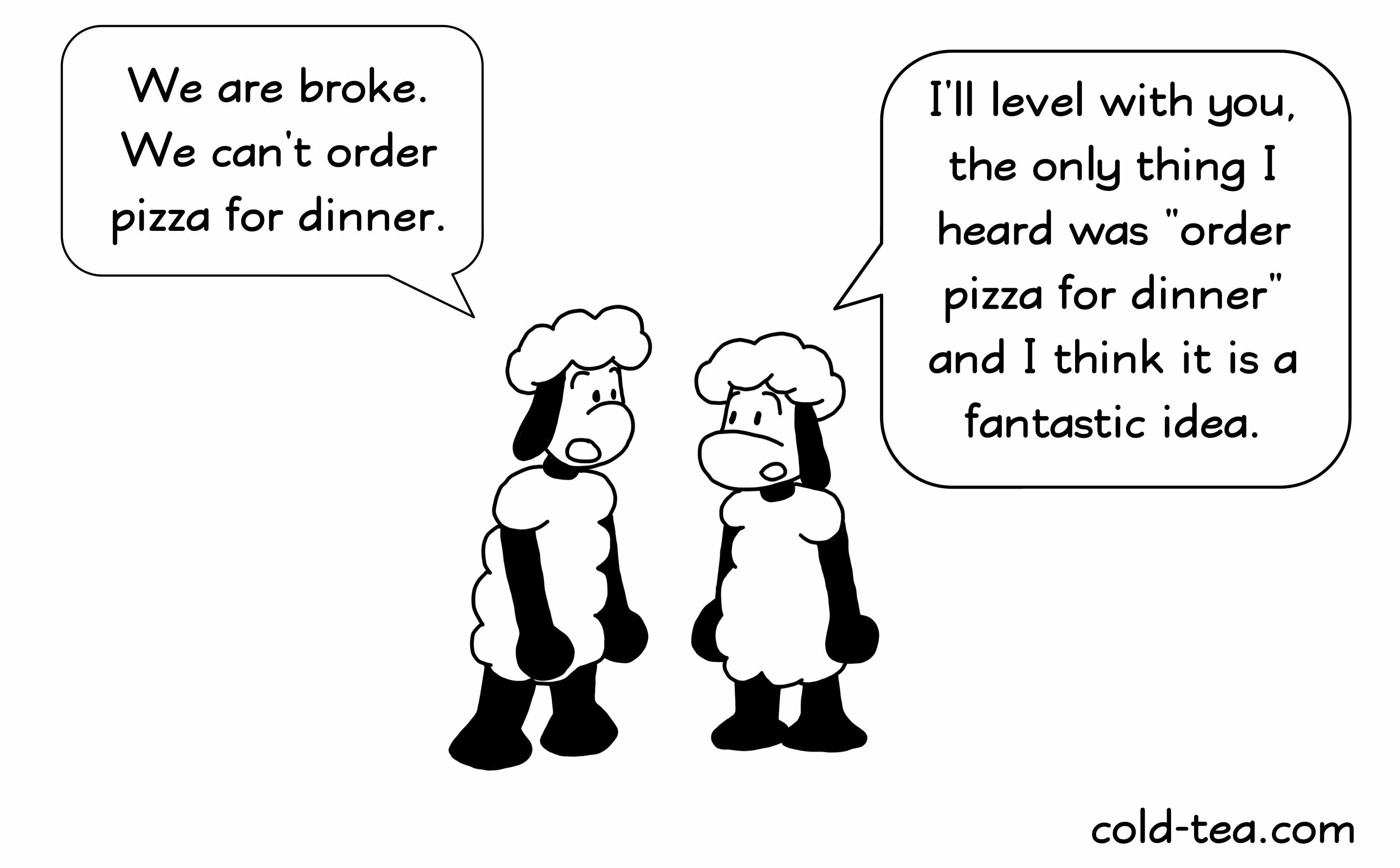ordering pizza