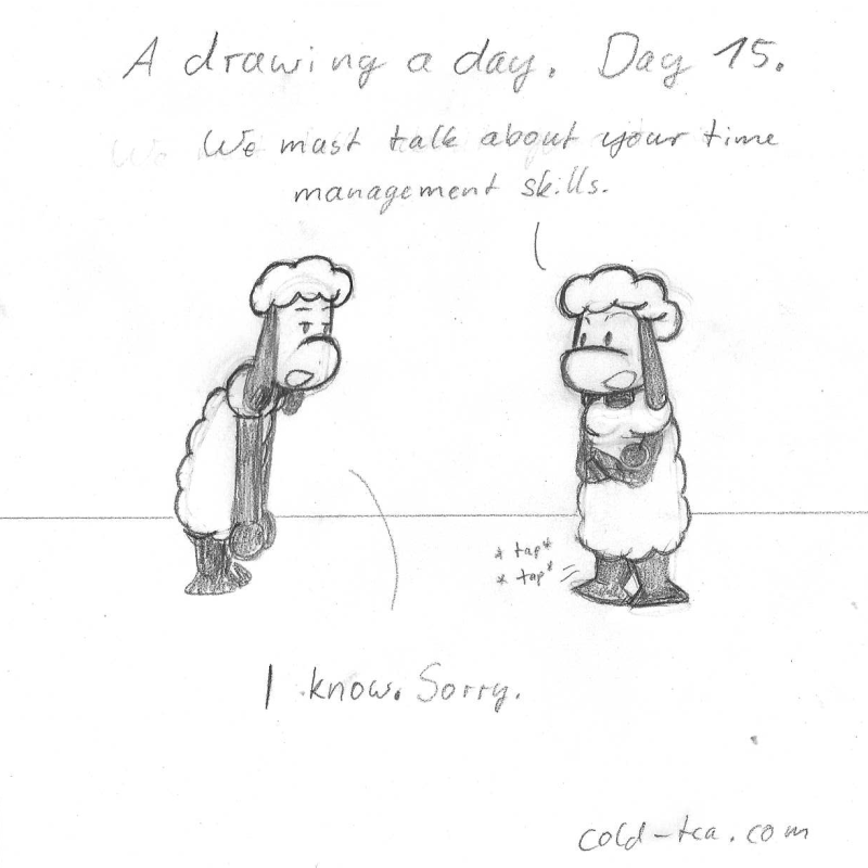 no time for ink